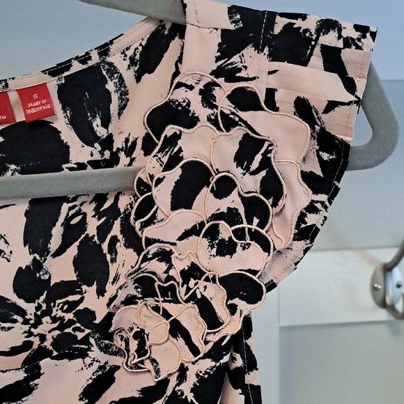 ELLE Pink & Black Floral Dress – Size Small - Picture 2 of 5